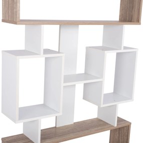 Βιβλιοθήκη Chandler 90x19.5x130 Λευκή