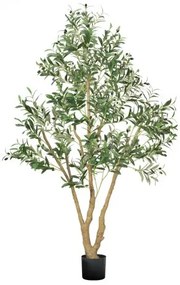 VEVOR 180cm Artificial Olive Tree Tall Fake Plant with Pot for Home Office