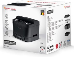Πολυμάγειρα TurboTronic TT-DMC20, 1200W, 4l, 6 προγράμματα, Χρονοδιακόπτης, LED, Οθόνη αφής, Αξεσουάρ, Μαύρο