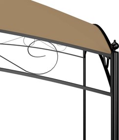 vidaXL Κιόσκι Taupe 3 x 4 x 2,65 μ. 180 γρ./μ²