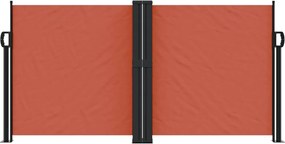 vidaXL Σκίαστρο Πλαϊνό Συρόμενο Τερακότα 120 x 1200 εκ.