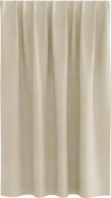 vidaXL Κουρτίνες συσκότισης 2 pcs Κρεμ 140 x 140 cm Βελούδο
