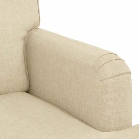 vidaXL Σετ Καναπέ 2 pcs Κρεμ 144 x 80 x 85 εκ ύφασμα