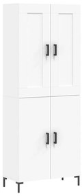 vidaXL Ντουλάπι Λευκό 69,5x34x180 εκ. από Επεξεργασμένο Ξύλο