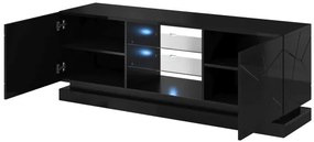 TV stand QIU 160 black DIOMMI CAMA-QIU-160-RTV-CZARNY