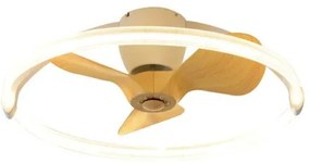 Ανεμιστήρας Οροφής LED 40W 3CCT Φ75 Nettilling Inlight-101000510-Λευκό 101000510