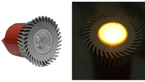 Adeleq Λάμπα Led Ισχύος Mr16 3W 230V 1 Led 10° Πορτοκάλι 13-160133