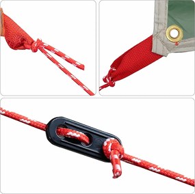 vidaXL Τέντα ανθεκτική στο νερό με στέγη