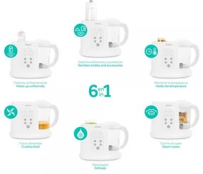 Μπλέντερ - ατμομάγειρας Νew CHEFY 6 Miniland