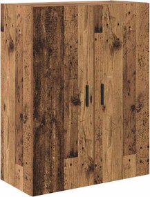 vidaXL Highboard 2 pcs Παλιό Ξύλο 69,5 x 34 x 180 εκ.