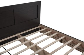 ΚΡΕΒΑΤΙ ΜΕΛΑΜΙΝΗΣ CAPRI HM599.11 ΜΕ 2ΣΥΡΤΑΡΙΑ-WENGE- ΓΙΑ ΣΤΡΩΜΑ 140x200εκ.