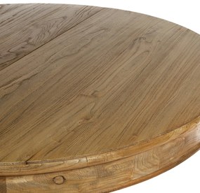 ARTEKKO Τραπέζι τραπεζαρίας ανοιγόμενο από ξύλο μασίφ (125x120x78)cm - Ξύλο - 617-0203