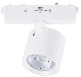 Μαγνητικό Σποτ Ράγας Ultra Thin LED 7W 3CCT Φ5cm InLight-TMU0100-White-Λευκό TMU0100-White
