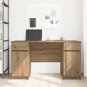 vidaXL Γραφείο Artisan Oak 140x49x76 εκ. Επεξεργασμένο ξύλο
