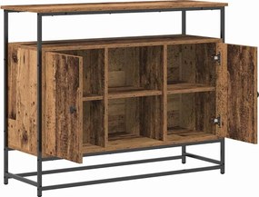 vidaXL Πλαϊνό γραφείο Παλιό ξύλο 100 x 35 x 80 εκ. Επεξεργασμένο ξύλο