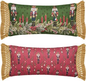 Χριστουγεννιάτικο Μαξιλάρι 2 Όψεων (30x60) Kentia Loft Snow 255