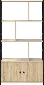vidaXL Ράφι Βιβλίων Δρύς Sonoma 80 x 30 x 155,5 εκ Επεξεργασμένο ξύλο