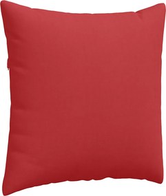 vidaXL Μαξιλάρι Καναπέ 2 pcs Κόκκινο 60 x 60 cm ύφασμα