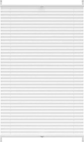 Πλισέ στόρι σκίασης 90x100cm Λευκό