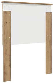 vidaXL Κεφαλάρι με κεφαλάρι Artisan Oak 75 cm Επεξεργασμένο ξύλο