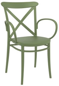 ΠΟΛΥΘΡΟΝΑ ΚΡΟΣ XL OLIVE GREEN ΠΟΛ/ΝΙΟΥ 57Χ51Χ87εκ.