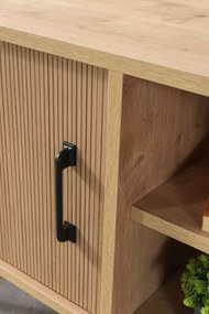 Έπιπλο Τηλεόρασης Sapphire Δρυς SOCLEFI 100x35x20