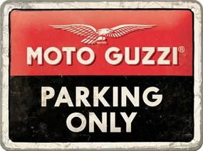 Μεταλλική πινακίδα Moto Guzzi Paking Only