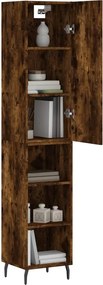 vidaXL Ντουλάπι Καπνιστή δρυς 34,5x34x180 εκ. από Επεξεργασμένο Ξύλο