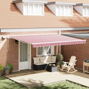 vidaXL Σκηνίτσα Αναδιπλούμενη Κόκκινο και Λευκό 450 x 300 εκ