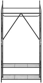 vidaXL Ανοιχτή Ντουλάπα Μονόχρωμο