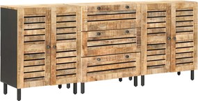 vidaXL Ντουλάπες Αποθήκευσης 3 τμχ. 180 x 33 x 75 cm