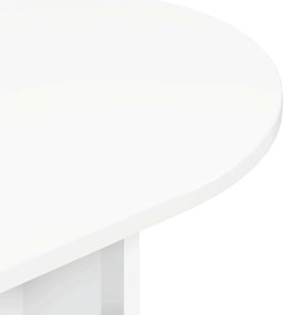 vidaXL Τραπέζι κονσόλας Λευκό 100 x 39,5 x 75 εκ Επεξεργασμένο Ξύλο
