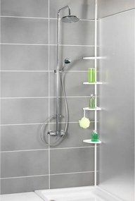 Γωνιακή Ραφιέρα Μπάνιου Τηλεσκοπική Wenko Easy White 3208010100