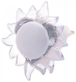 Horoz Φωτάκι Νυκτός Με Διακόπτη LED 0.4 Watts Ήλιος Ψυχρό Λευκό 085-001-0002