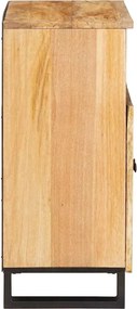 vidaXL Πλαϊνό γραφείο Καφέ 60 x 33 x 75 cm Στερεό ξύλο μάνγκο