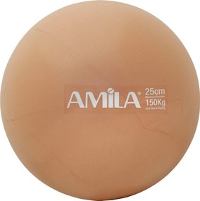 Amila Μπάλα Pilates, 25cm, Χρυσή, bulk (95818)
