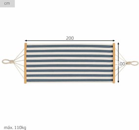 Κρεμαστή Αιώρα Aktive 200 X 80 X 100 CM (x2)