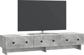 VidaXL Ντουλάπι TV 147 x 34,5 x 30 εκ Γκρι Σκυροδέματος