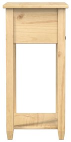 Τραπέζι Κονσόλα Corona 55x35x73 εκ. από Μασίφ Ξύλο Πεύκου - Καφέ