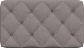 vidaXL Μαξιλάρι για Κεφαλάρι Taupe 90 εκ. Υφασμάτινο