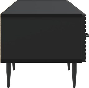 vidaXL Ντουλάπι TV Μαύρο 147 x 34,5 x 30 εκ Επεξεργασμένο Ξύλο
