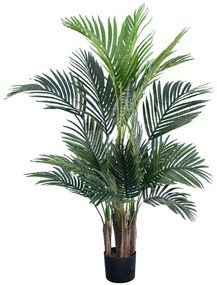 Τεχνητό Δέντρο Areca Palm Tree 20010 Φ100x120cm Green-Brown Globostar Πολυαιθυλένιο,Ύφασμα