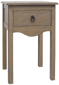 Κομοδίνο με 1 Συρτάρι 60415 Fylliana Γκρί Sahara 40x40x61 εκ. 40x40x61 εκ.
