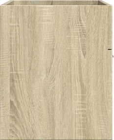 vidaXL Ντουλάπι Νιπτήρα Μπάνιου Sonoma Δρυς 90x38,5x46 εκ. Επεξ. Ξύλο