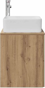 vidaXL Επιτοίχια Λεκάνη Έπιπλο Artisan Δρυς 53 x 35 x 80 cm