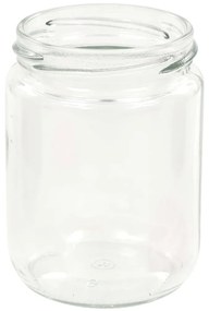 vidaXL Βάζα Μαρμελάδας 96 τεμ. 230 ml Γυάλινα με Κόκκινα/Λευκά Καπάκια