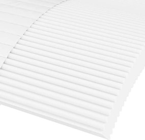 vidaXL Στρώμα Αφρού Σκληρότητα H2 H3 Λευκό 200x210 εκ.