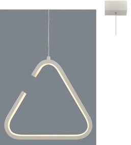 Φωτιστικό Οροφής Led V29LEDP23WH 7W 3000K 725lm 23X11XH128 White Aca Decor Metal