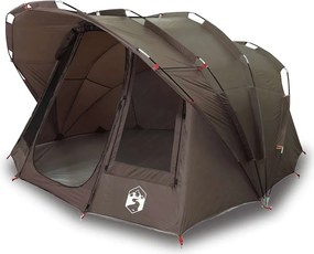 vidaXL Σκηνή Ψαρέματος 5 Ατόμου Αδιάβροχη Καφέ