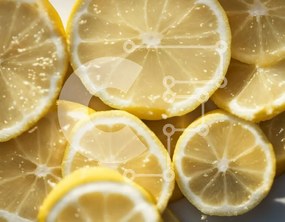 Σετ των 2 Intra Συλλεκτικό Ξύλινο Παζλ Plywood 4mm - Σωρός λεμόνια σε φέτες Σε Ξύλινο Κουτί - Διαστάσεις: 10x10 cm – 25 κομμάτια